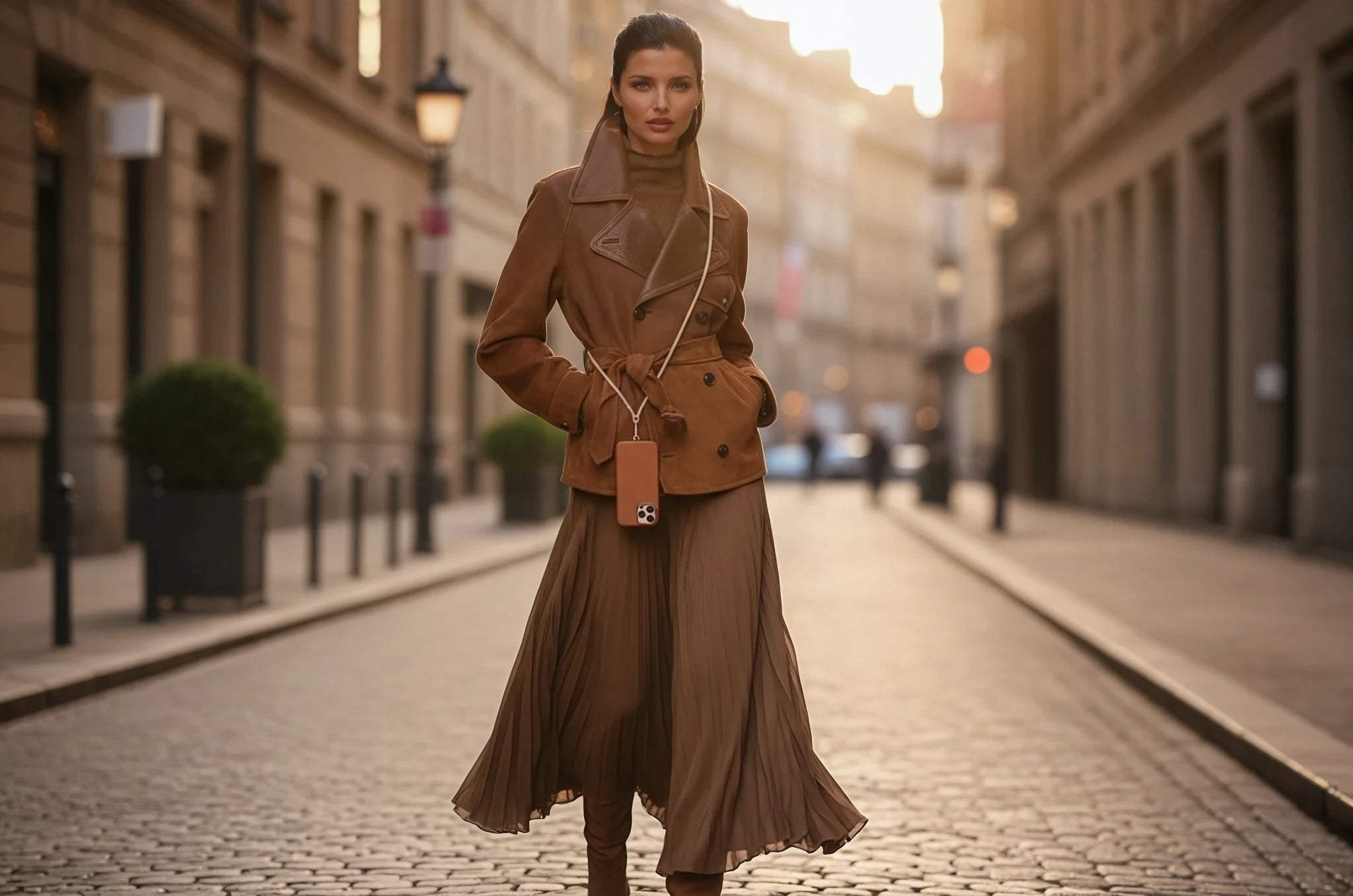 Active Vibes Phone Lanyard by Alexander Michael (Vanilla Dune)