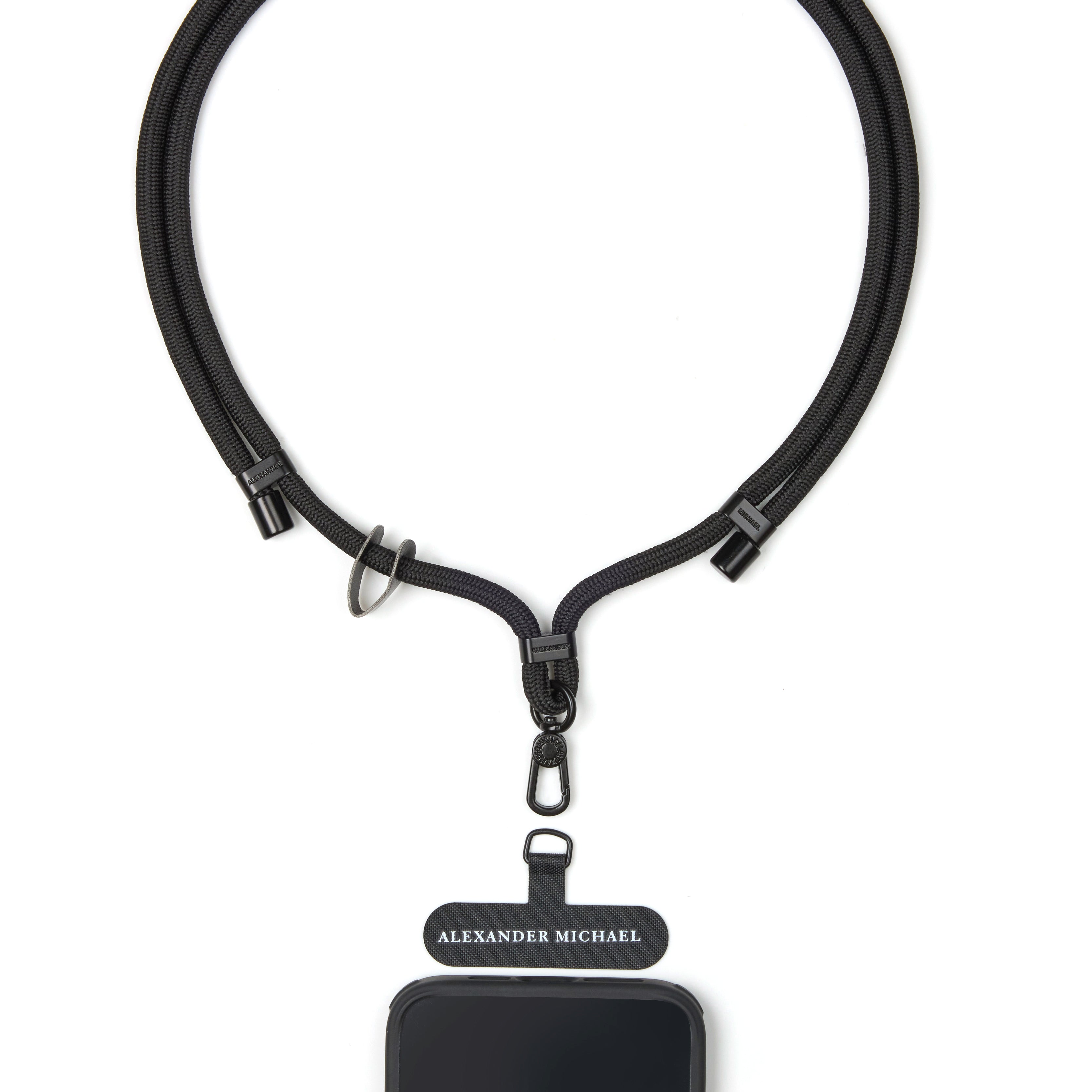 Active Vibes Phone Lanyard by Alexander Michael (Deep Matte Noir)