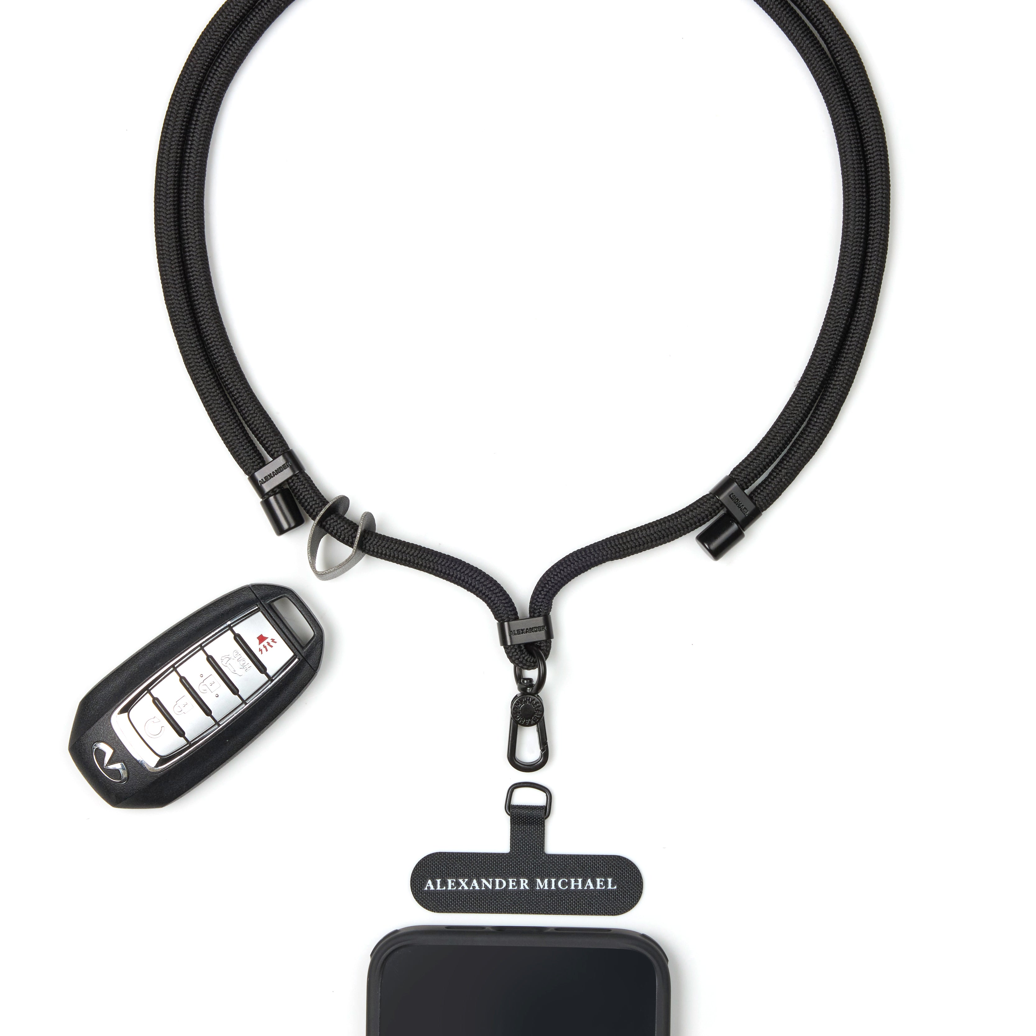 Active Vibes Phone Lanyard by Alexander Michael (Deep Matte Noir)