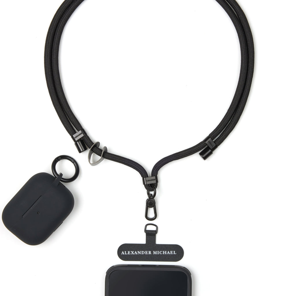 Active Vibes Phone Lanyard by Alexander Michael (Deep Matte Noir)