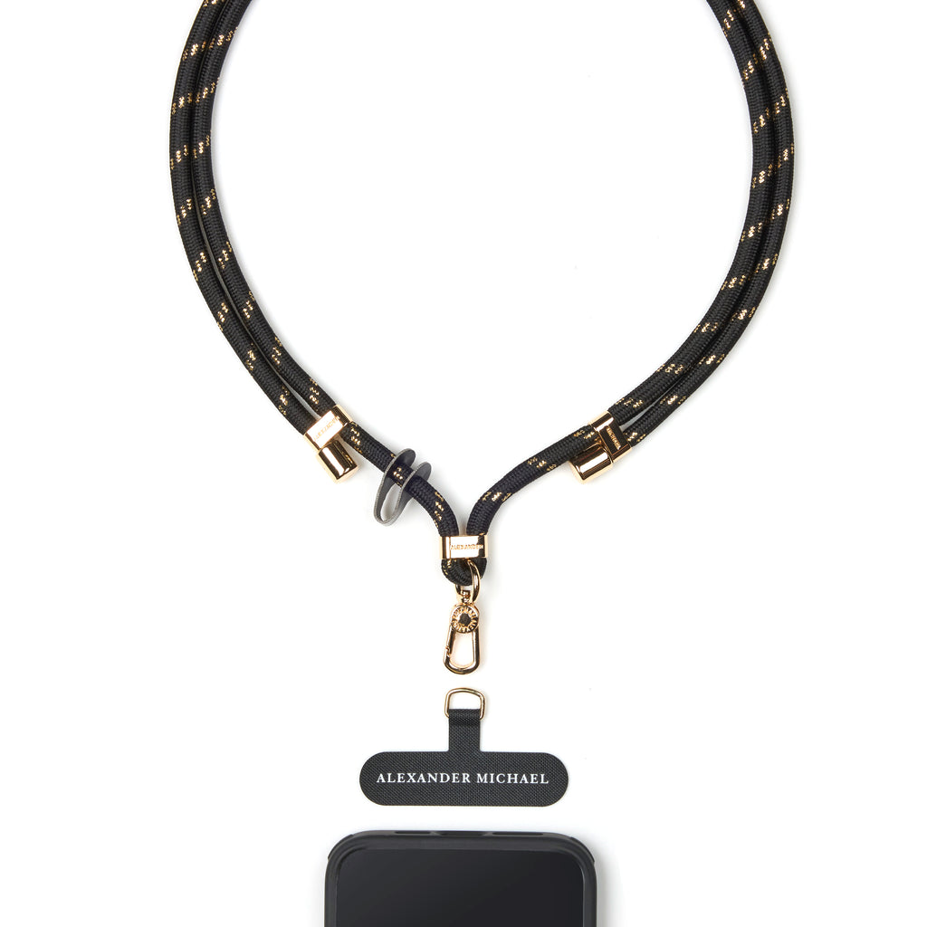 Active Vibes Phone Lanyard by Alexander Michael (Midnight Gold)