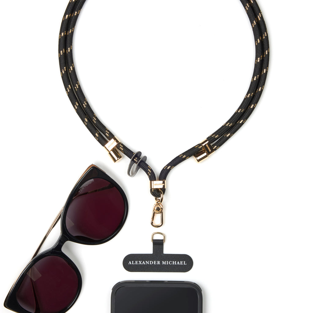 Active Vibes Phone Lanyard by Alexander Michael (Midnight Gold)