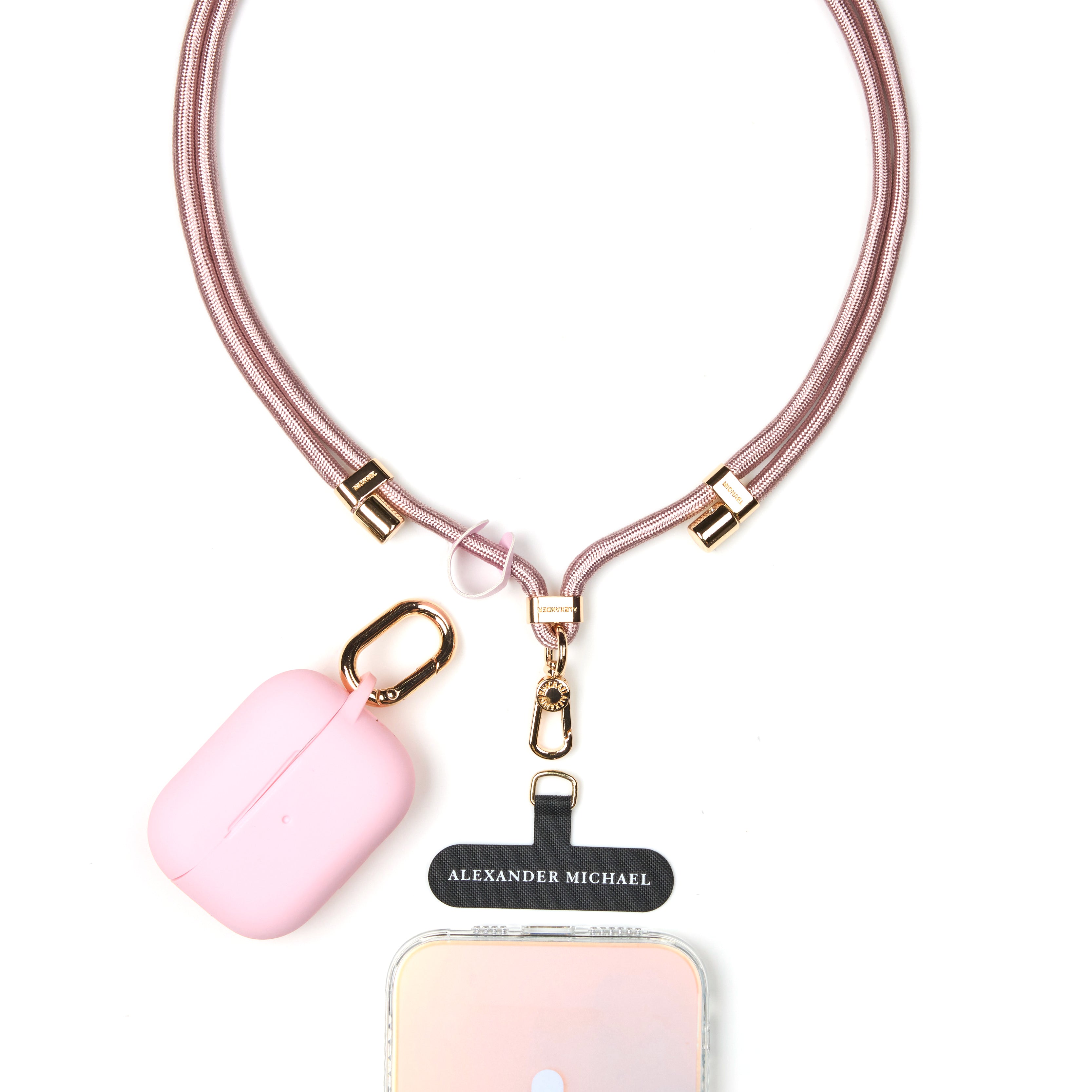 Active Vibes Phone Lanyard by Alexander Michael (Rosé Mode)