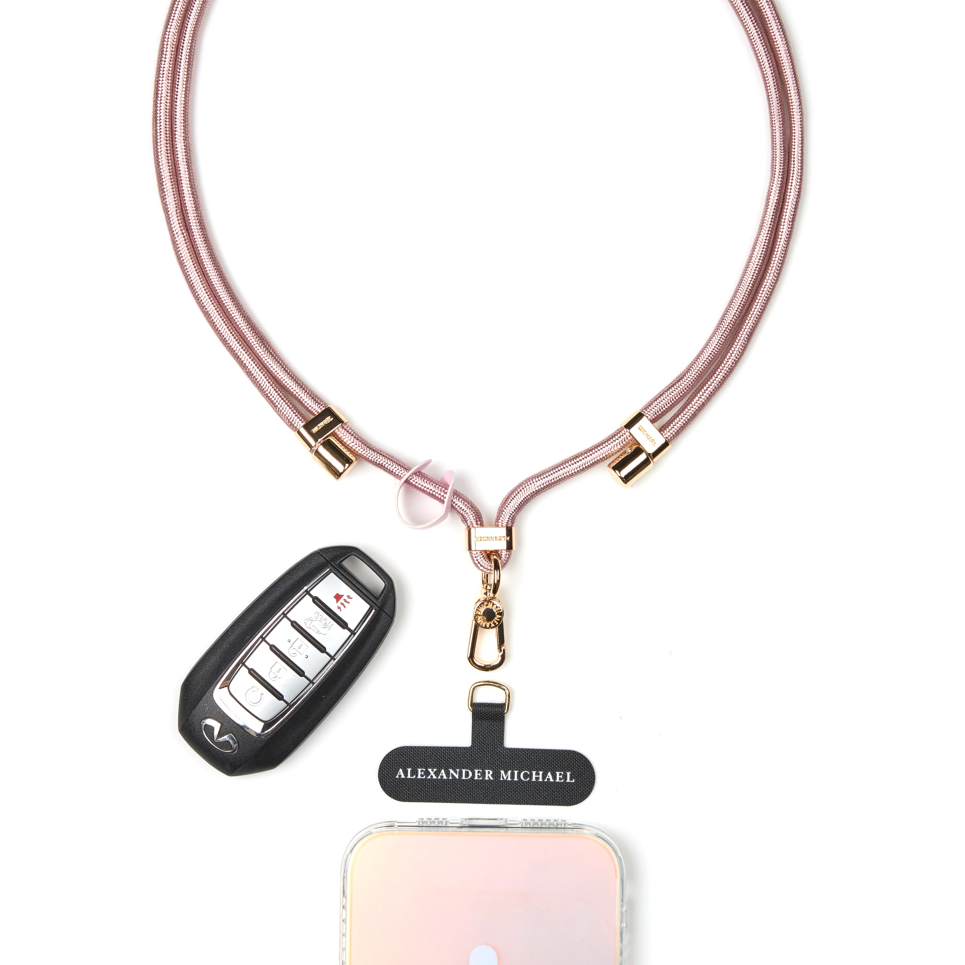 Active Vibes Phone Lanyard by Alexander Michael (Rosé Mode)