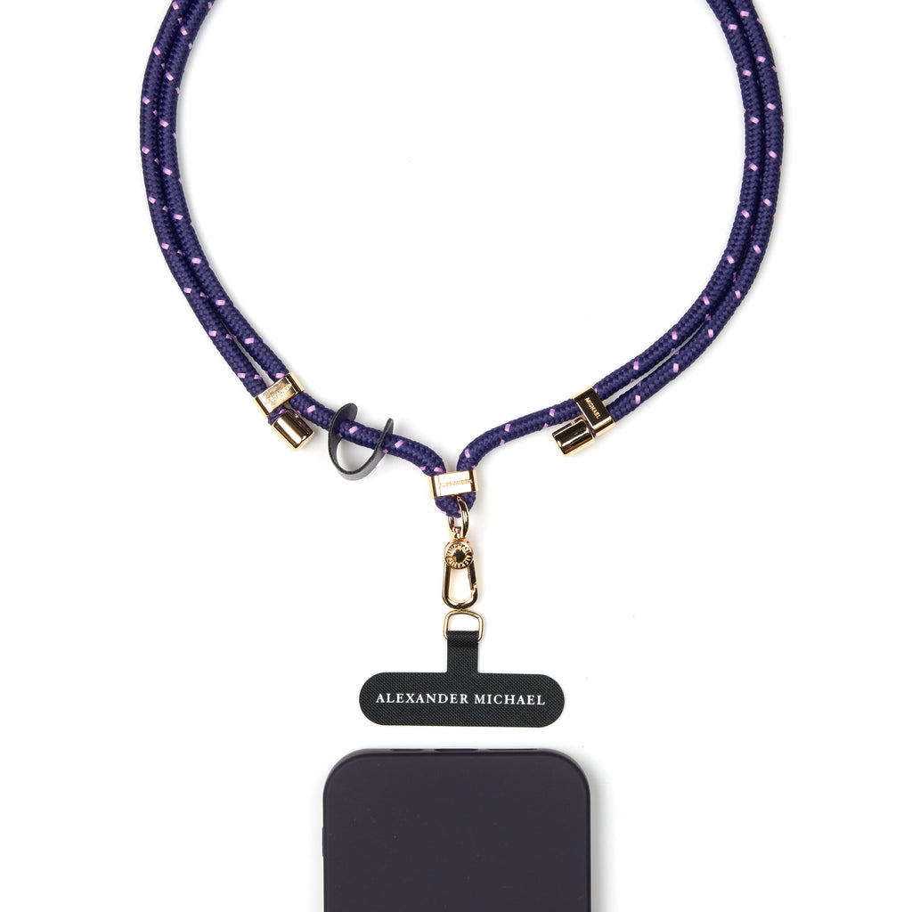 Active Vibes Phone Lanyard by Alexander Michael (Midnight Violet)
