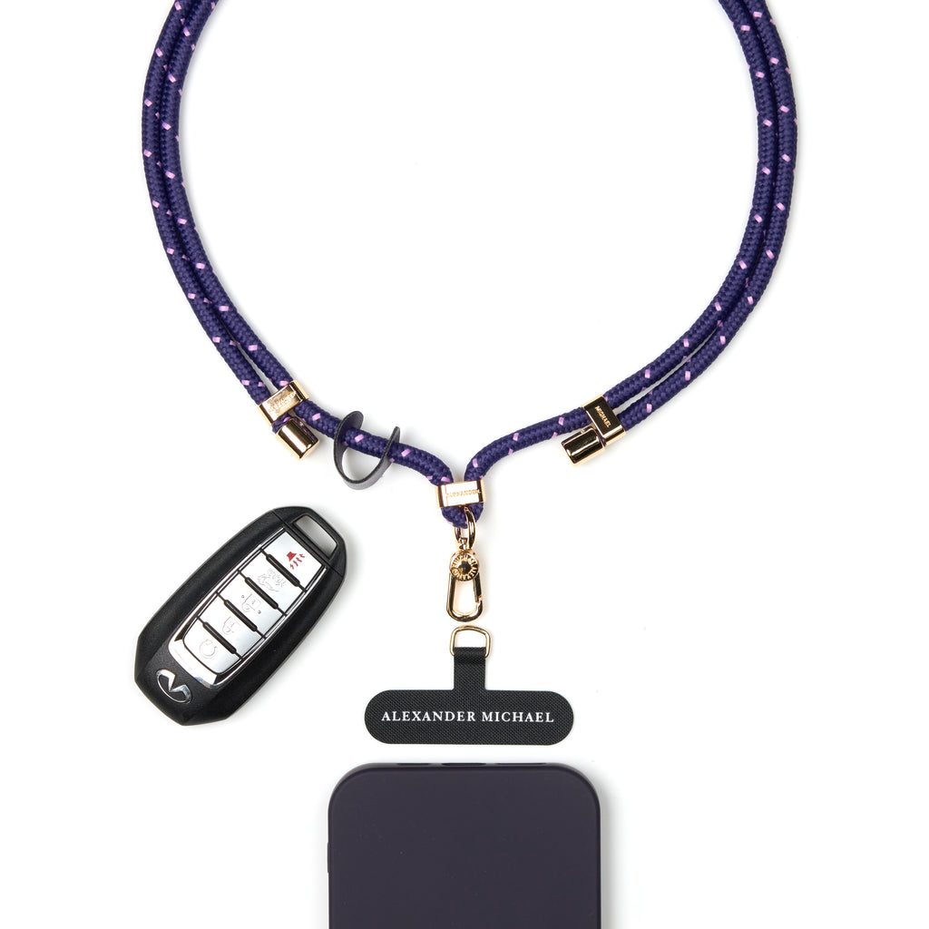 Active Vibes Phone Lanyard by Alexander Michael (Midnight Violet)