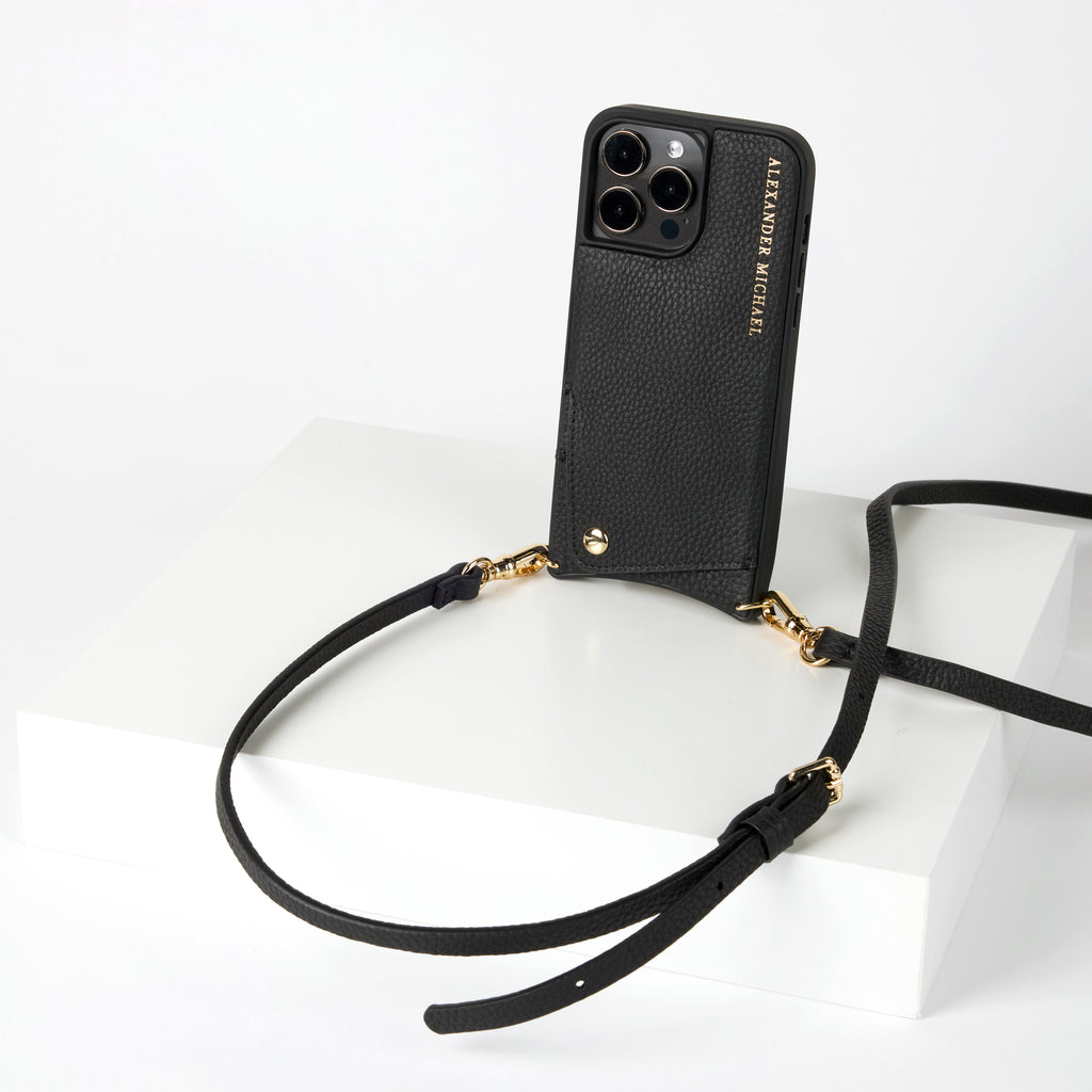 Iconic Phone Case Wallet – Black