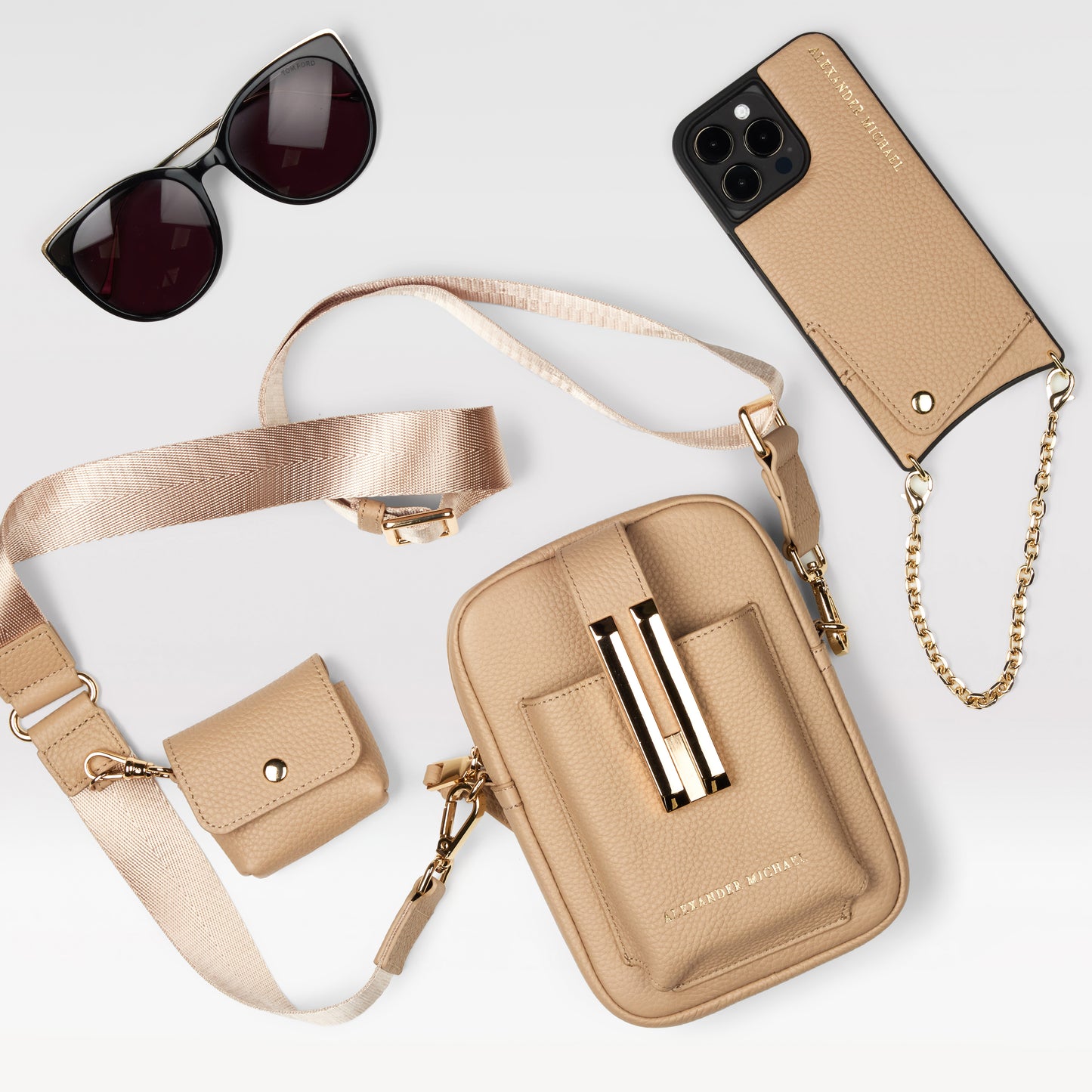 Luxe Luna - Refined Crossbody Bag with iPod Pouch