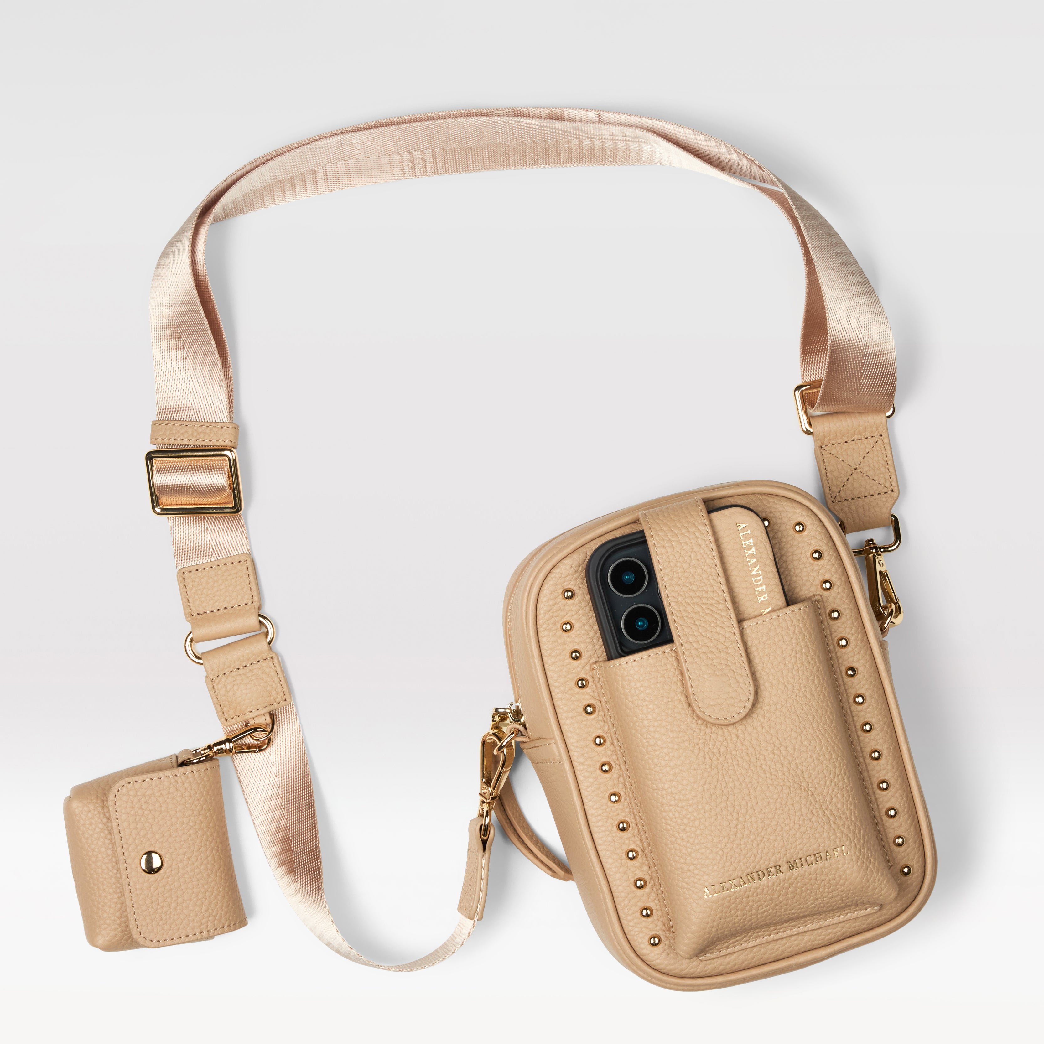 Rebel Luna Crossbody Bag - Beige