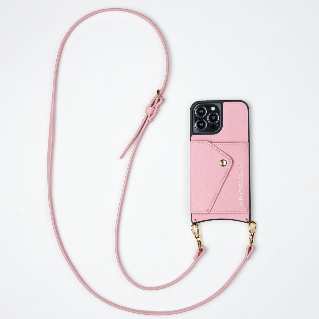 Caviar Phone Case Wallet – Pink