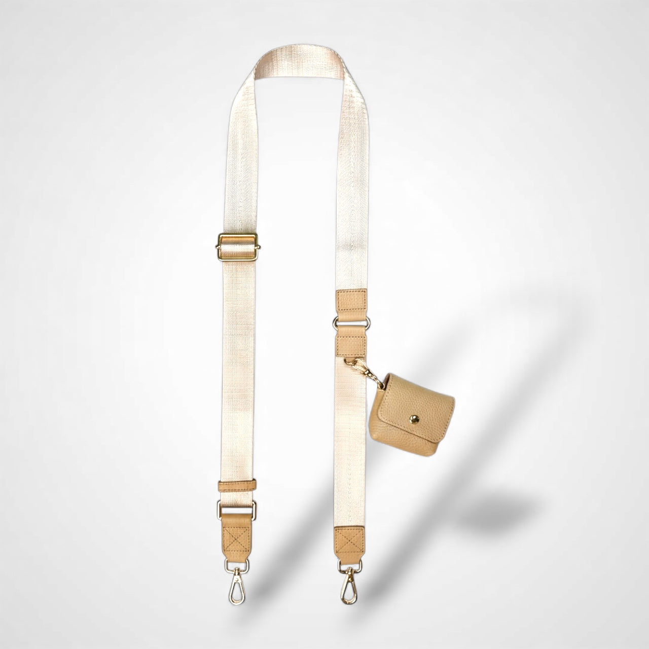 Cloud Strap – Beige with Gold Hardware