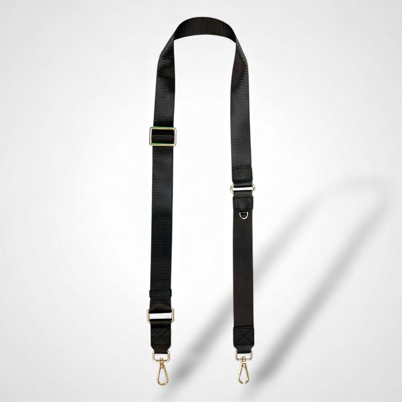 Cloud Strap – Black with Gold Hardware
