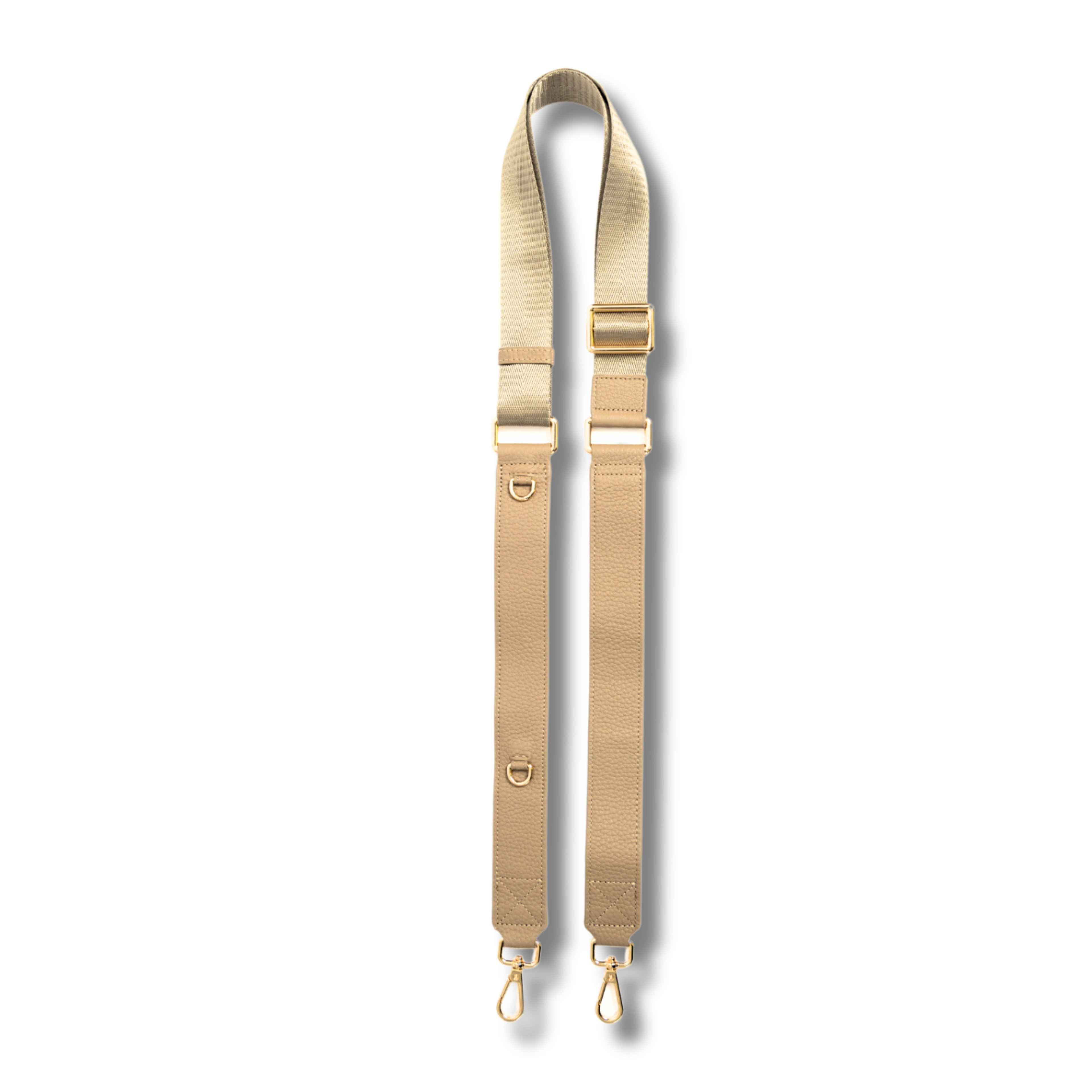 James Strap – Beige with Gold Hardware