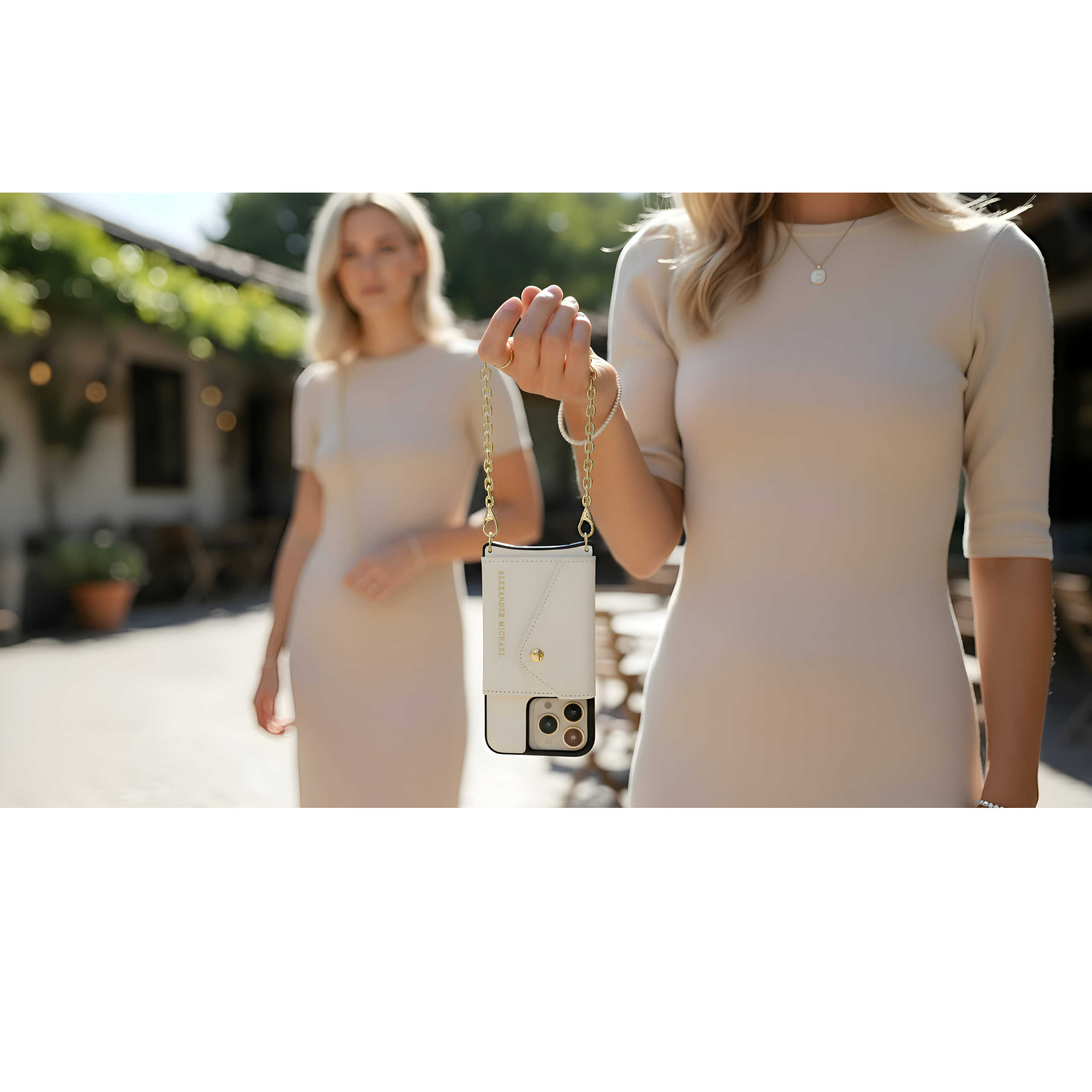 Caviar Phone Case Wallet – Ivory | VEGAN EDITION