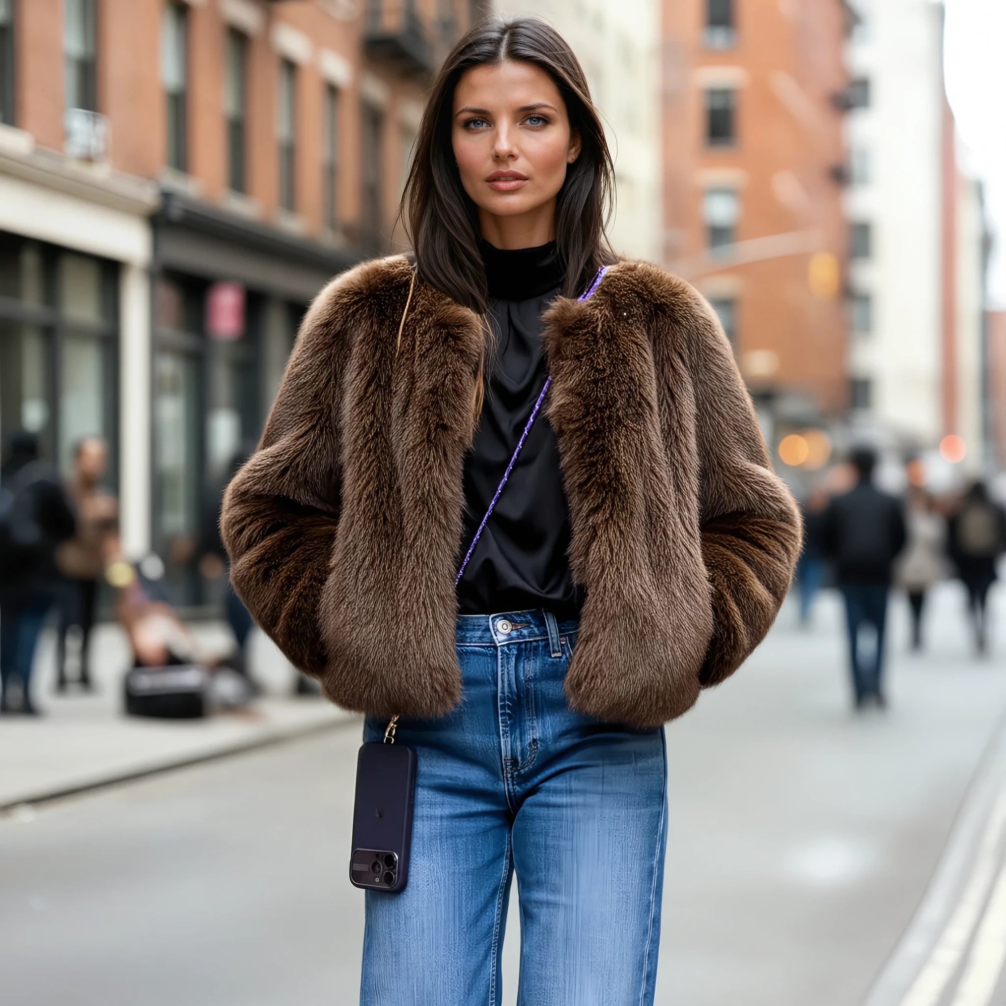 Active Vibes Phone Lanyard by Alexander Michael (Midnight Violet)