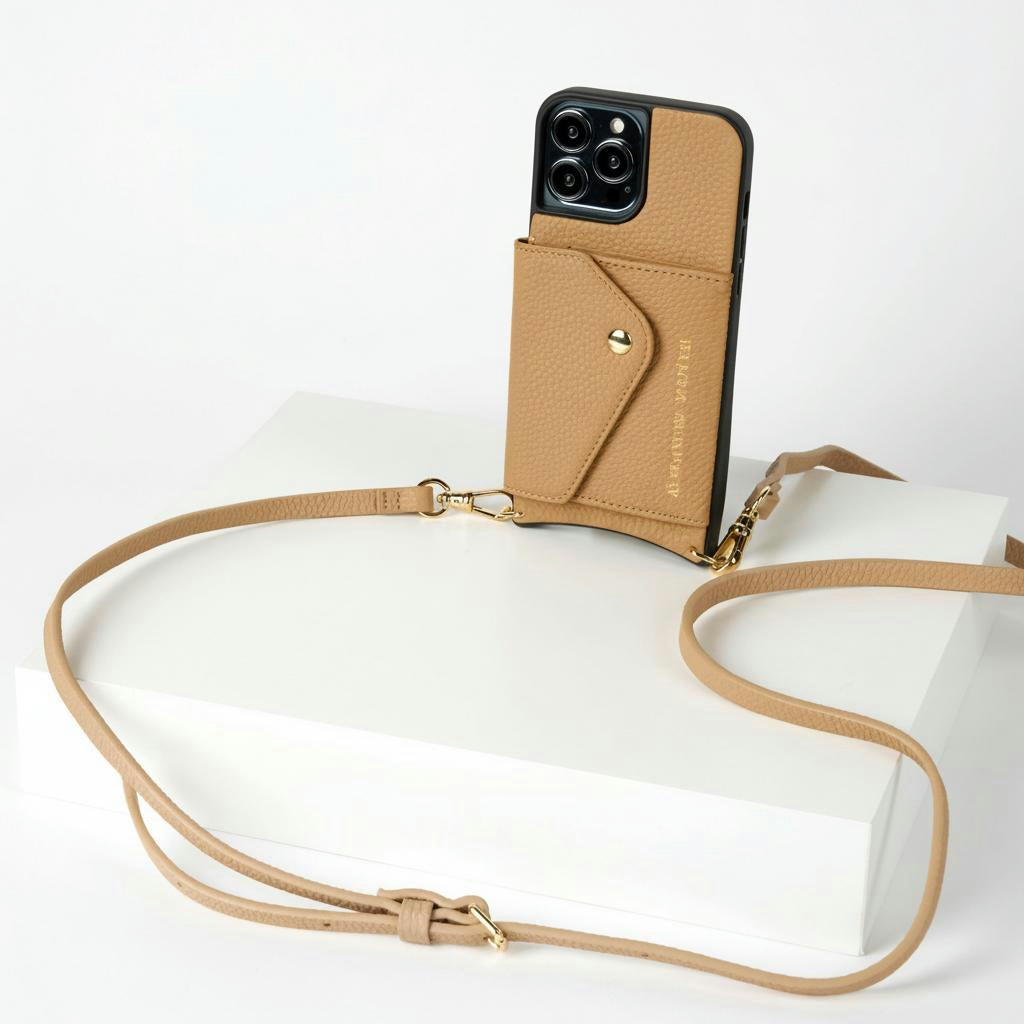 Caviar Phone Case Wallet – Coffee